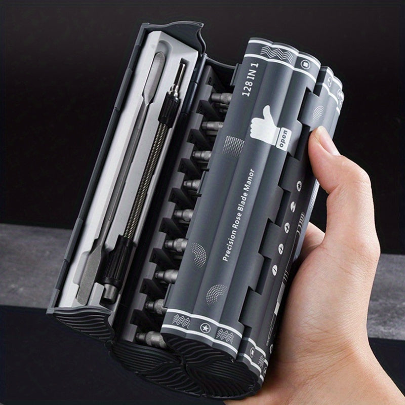 128-in-1 Precision Screwdriver Set Disassembly And Repair Tool Multi-function Manual Screwdriver Book Set