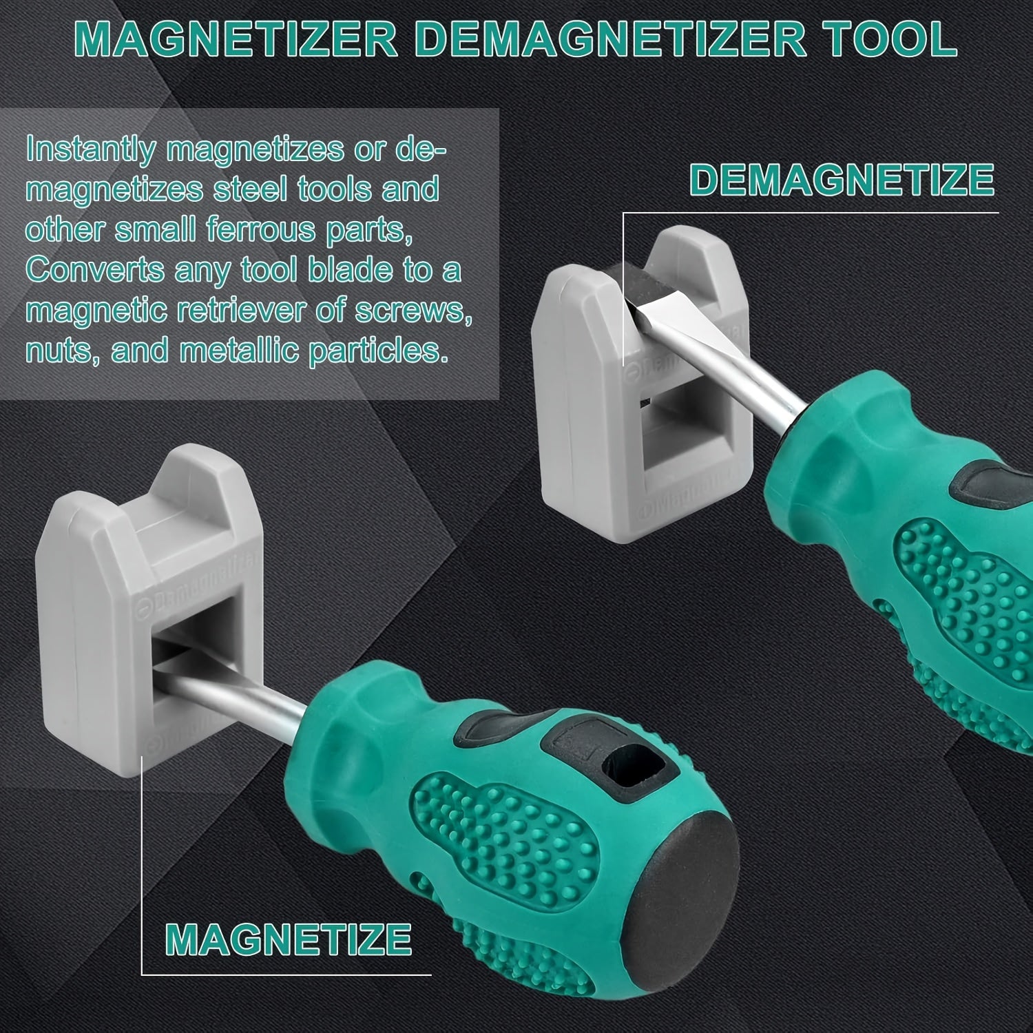 12pcs Magnetic Screwdriver Set, Chrome Vanadium Steel, Multi-Purpose with Phillips, Flat & Torx Heads, Non-Slip Rubber Handle, Portable Tool Case, Universal Repair Hand Tool Kit